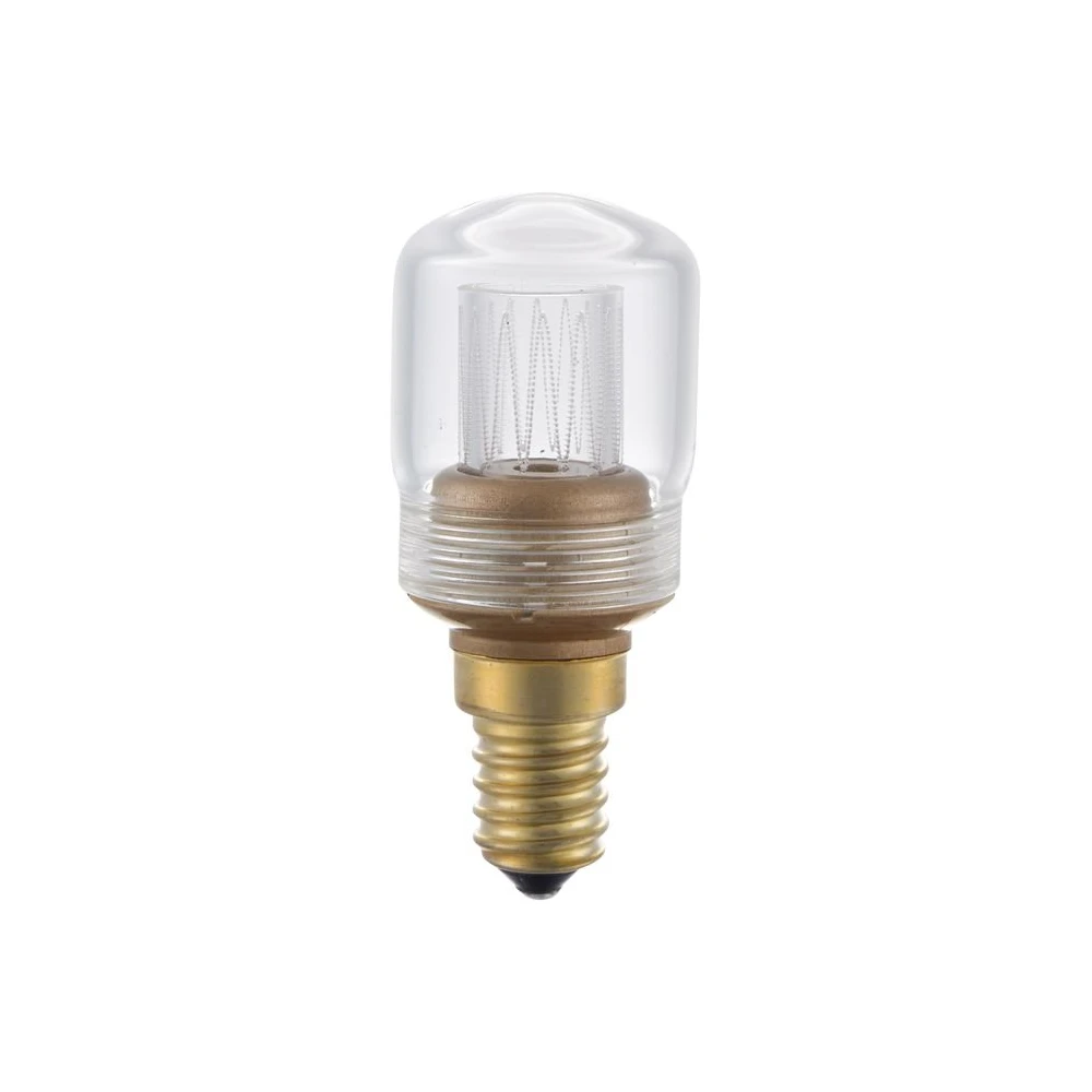 E14 2w Dæmpbar Led Vintage Pære   7cm, 2000k, Klart Glas, Rørformet   Dæmpbar : Dæmpbar, Kulør : Ekstra Varm fra Spl