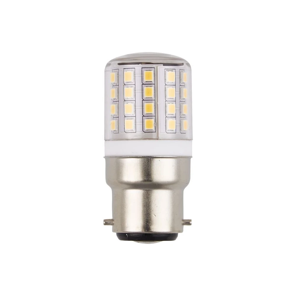 6cm   3w Ba22d Led Rør   400lm, 3000k, Klar Glas   Kulør : Varm fra Ledlife