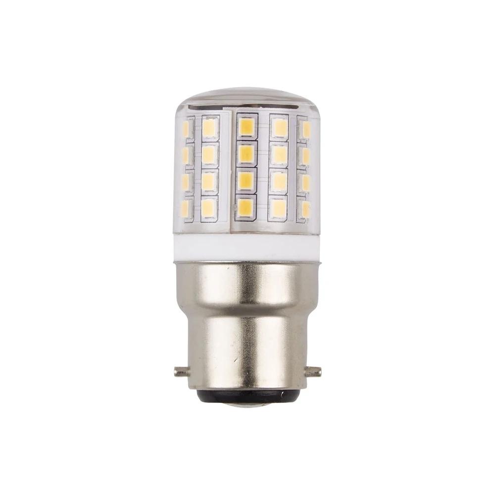 Ba22d 4,5w Led Rør, 24 30v   5,8cm, 550lm, 3000k, Klart Glas, Ac Dc   Kulør : Varm fra Spl