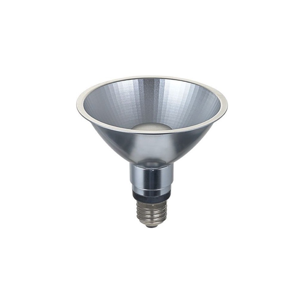 E27 16w Dæmpbar Par38 Led Pære   950lm, 2700k, 35°, Grå   Dæmpbar : Dæmpbar, Kulør : Varm fra Spl
