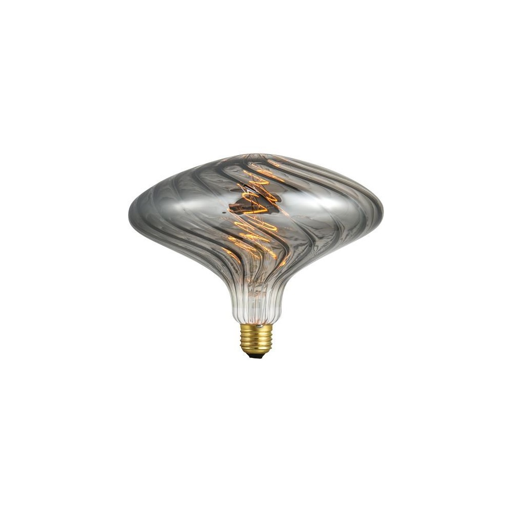 E27 4w X Flex Ufo Filament Pære 100lm, Dæmpbar, Røgfarvet Glas, 2200k Dæmpbar : Dæmpbar, Kulør : Ekstra Varm fra Spl
