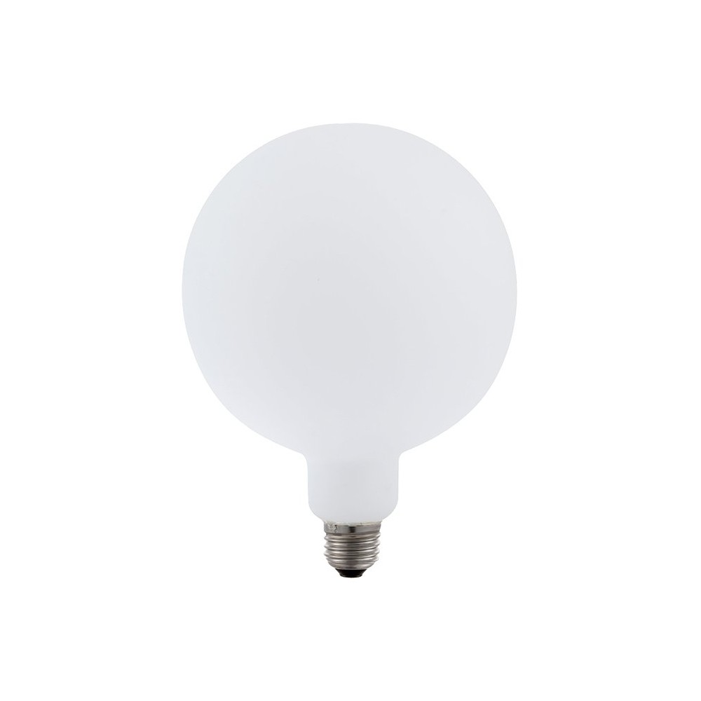 E27 6w Dæmpbar Led Filament Pære   G150, X Globe, Mat Hvid, 2500k   Dæmpbar : Dæmpbar, Kulør : Ekstra Varm fra Spl