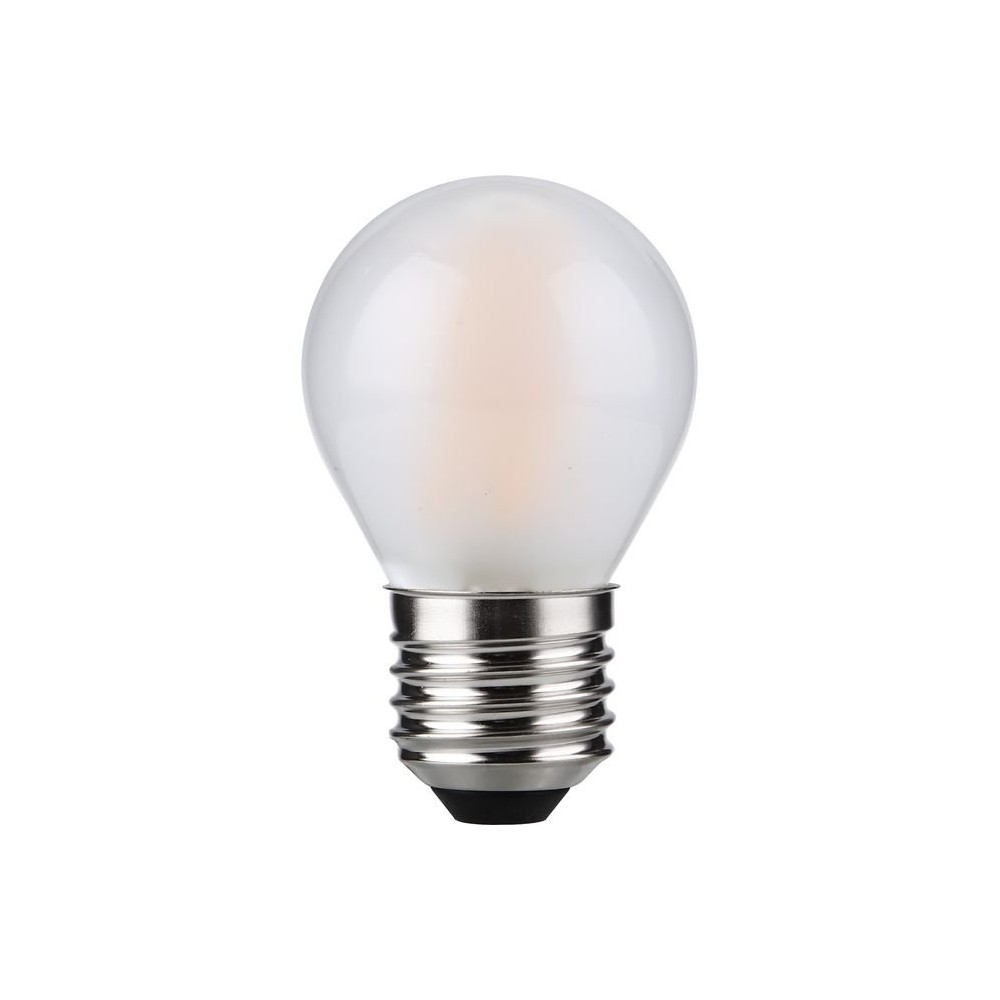 E27 4w Dæmpbar Led Kronepære G45, Filament, Mat Glas, 2500k Dæmpbar : Dæmpbar, Kulør : Ekstra Varm fra Spl