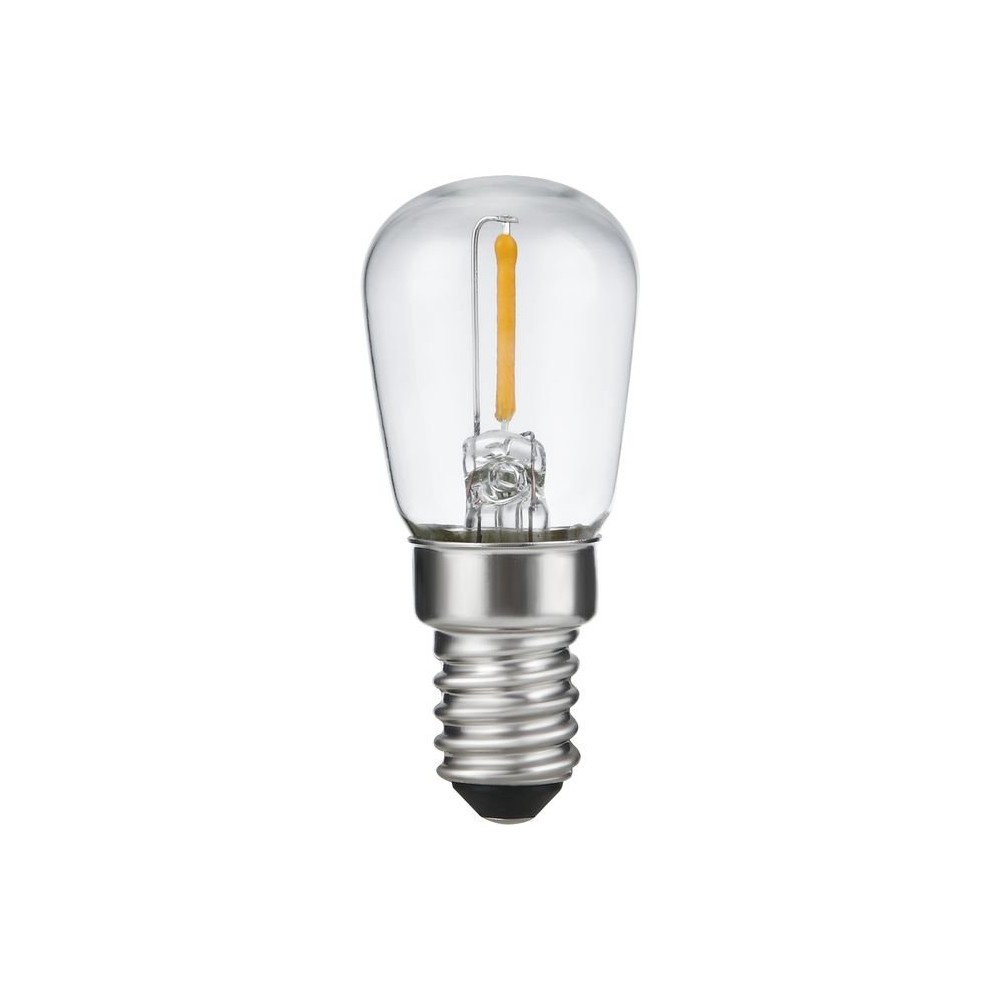 E14 1w Led Filament Pære 5,6cm, 2500k, Klar, Pygmy Kulør : Ekstra Varm fra Spl