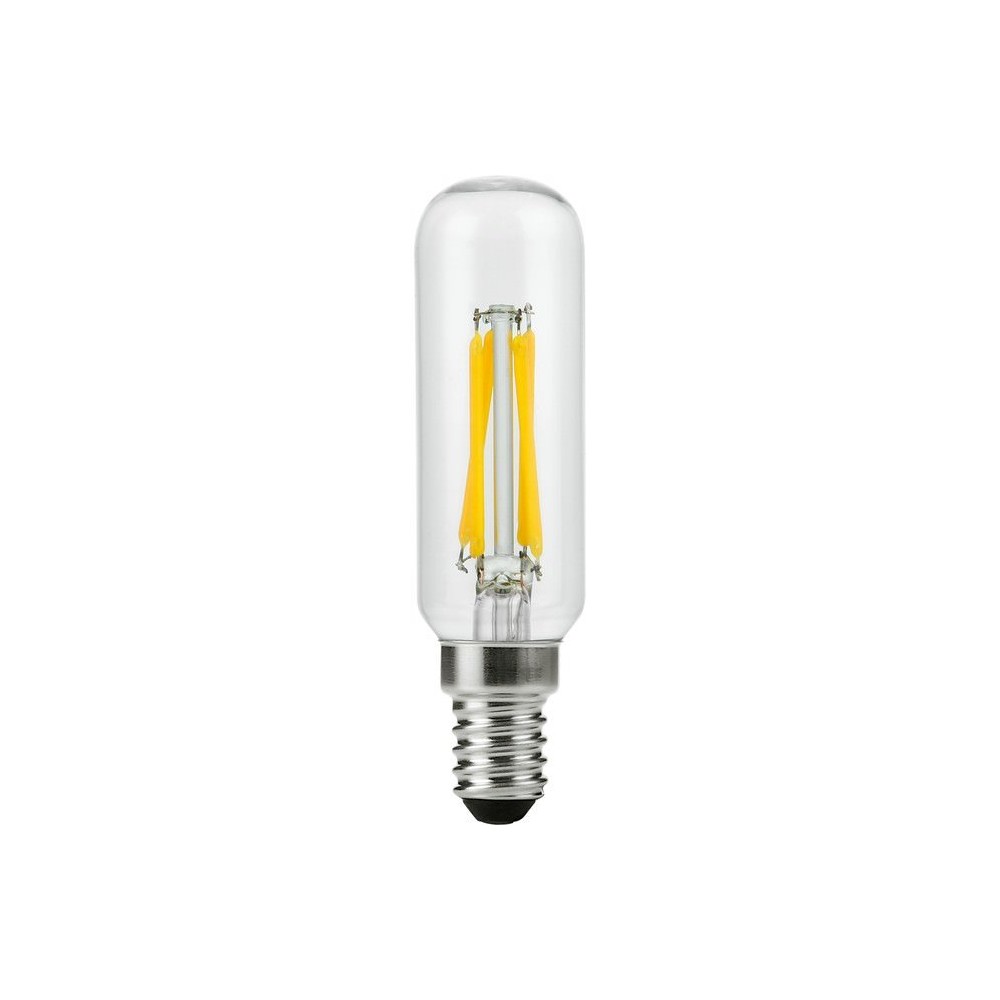 E14 4w Dæmpbar Led Rørpære 9,5cm, Filament, 2700k, Klar Glas Dæmpbar : Dæmpbar, Kulør : Varm fra Spl