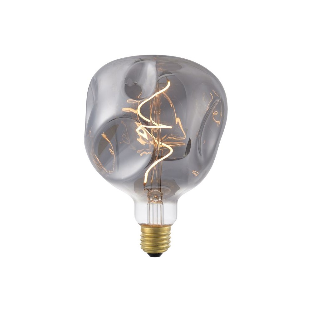 E27 4w  Flex Mystery Led Pære   G125, 100lm, 2200k, Smoke, Dæmpbar   Dæmpbar : Dæmpbar, Kulør : Ekstra Varm fra Spl