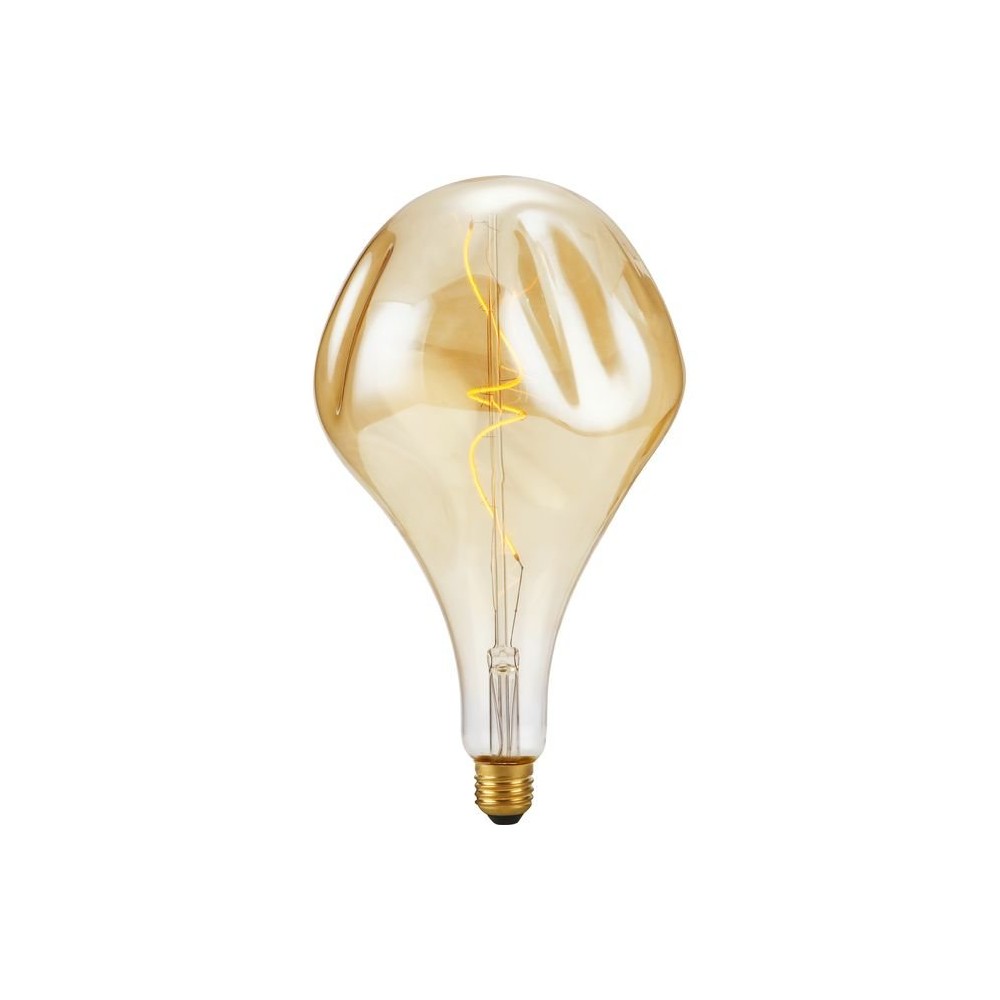 E27 4w X Filament Led Pære   A165, Mystery, Dæmpbar, 2000k, Guld Glas   Dæmpbar : Dæmpbar, Kulør : Ekstra Varm fra Spl