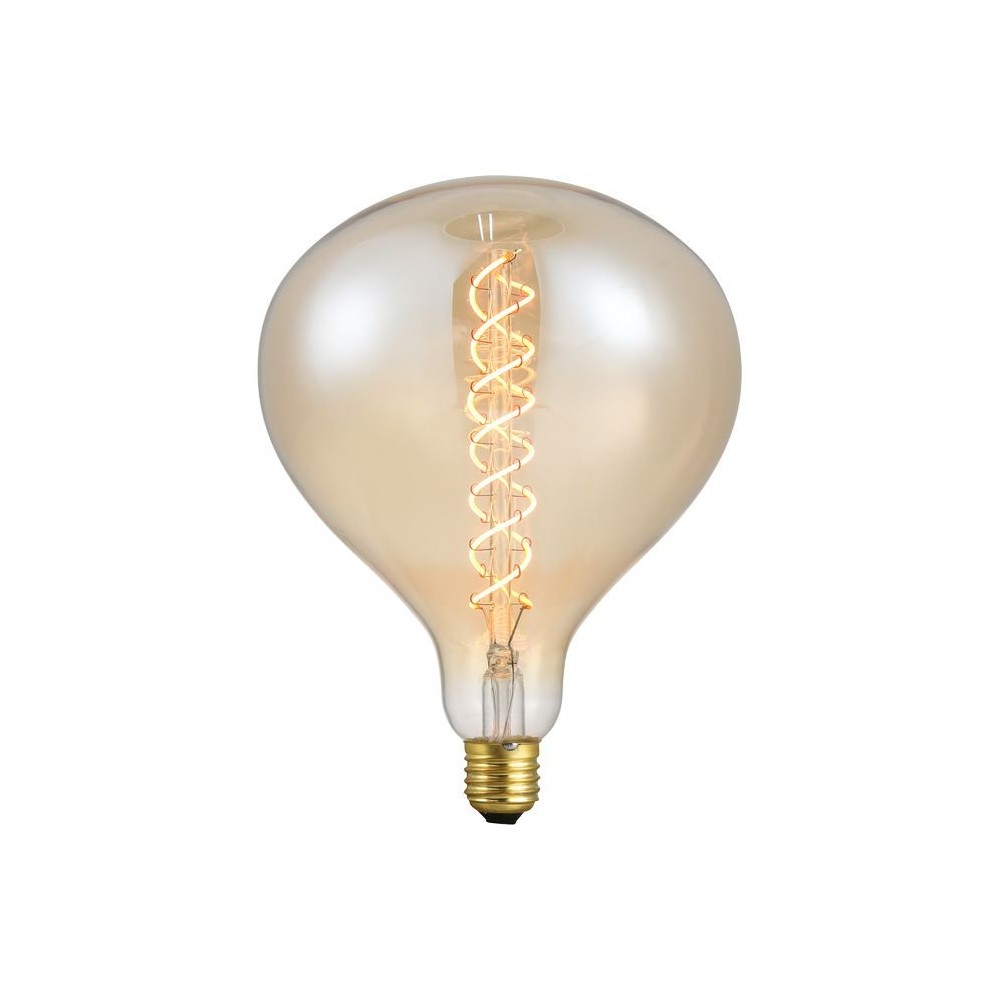 E27 6w X Flex R160 Filament Pære 350lm, Dæmpbar, Guld Glas, 2000k Dæmpbar : Dæmpbar, Kulør : Ekstra Varm fra Spl