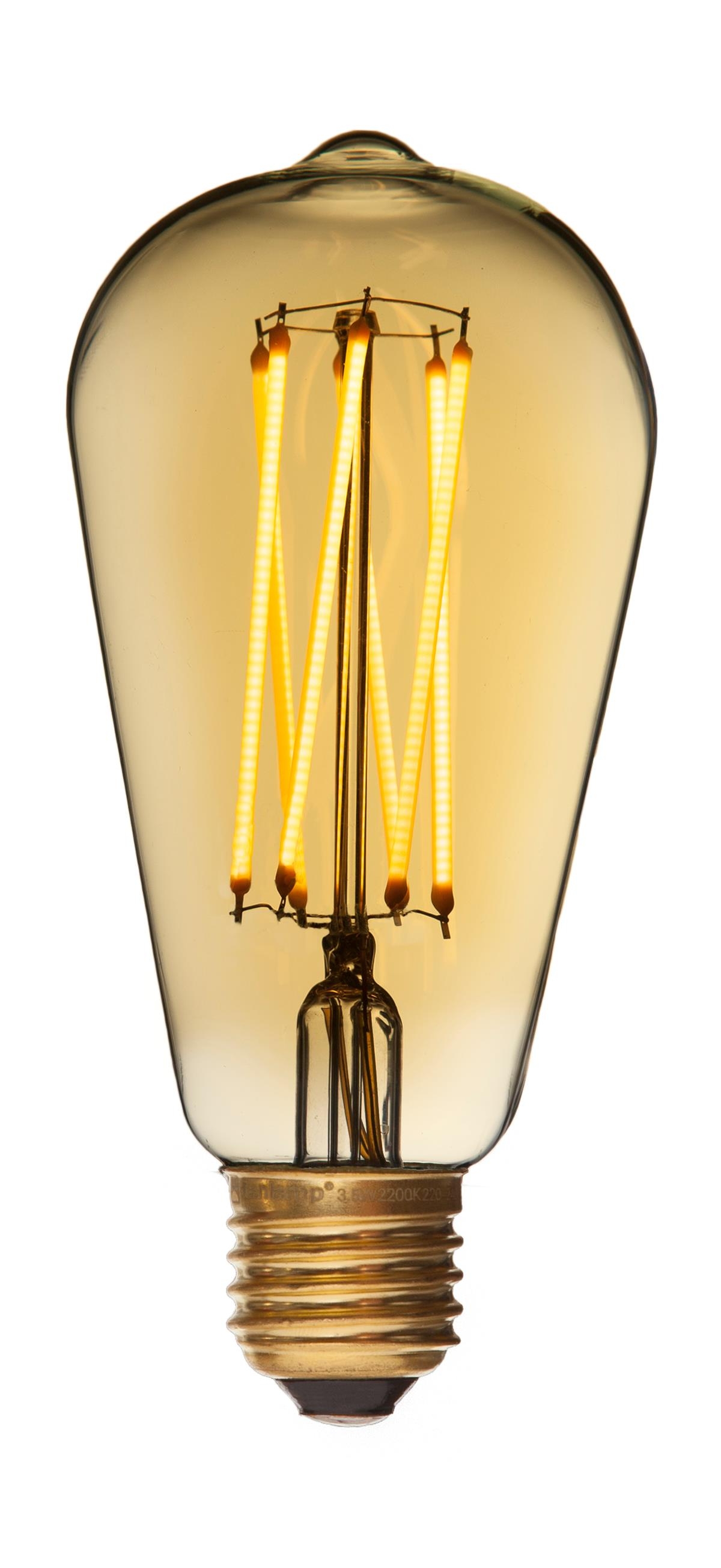 E14   1,5w Led Mini Edison Gold fra Danlamp