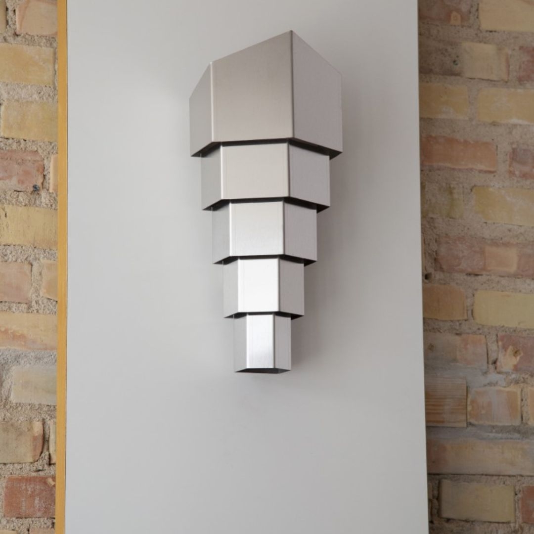 Zilca Rustfri Stål Væglampe     fra Noon