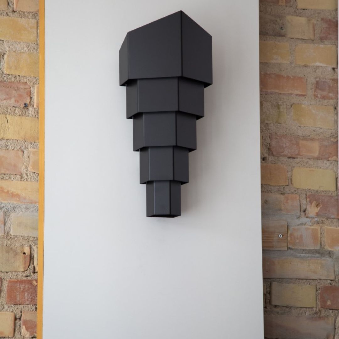 Zilca Sort Væglampe     fra Noon