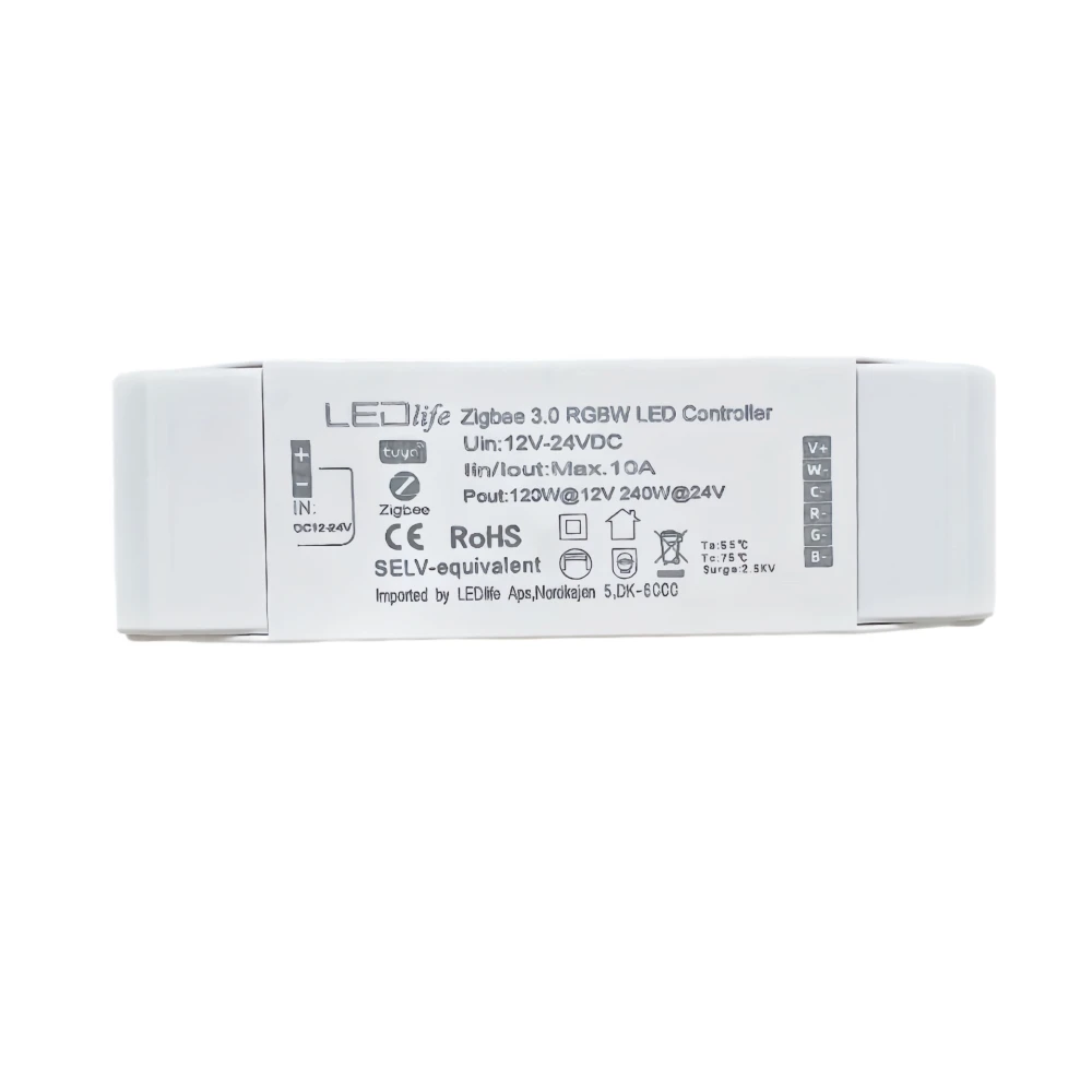 Zigbee Rgbw Controller   Hue Kompatibel, 12v (120w), 24v (240w) fra Ledlife