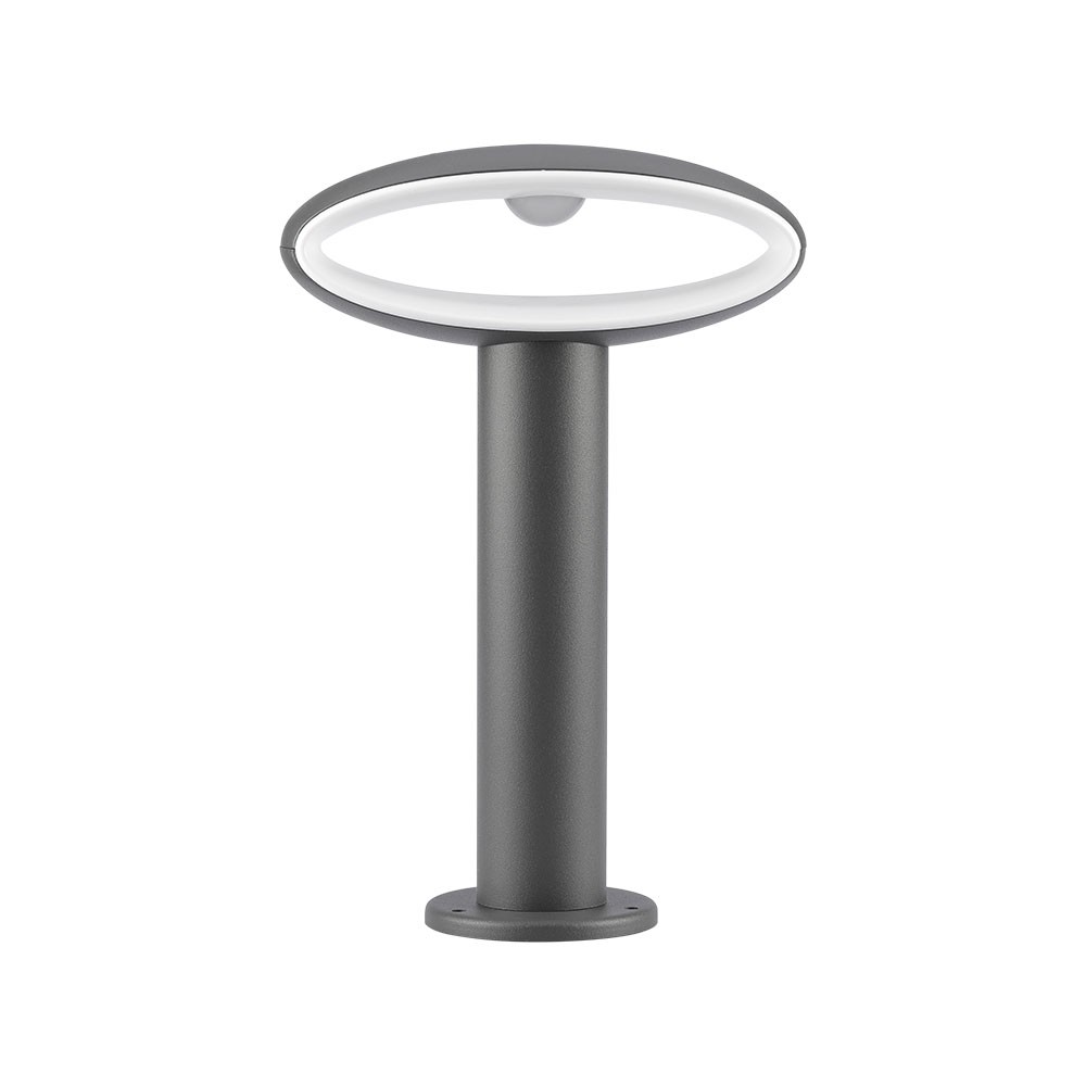 Led Pullert 30 Cm 9w Ip54 Mørkegrå 230v, 4000k, Inkl. Lyskilde Kulør : Neutral fra V-tac