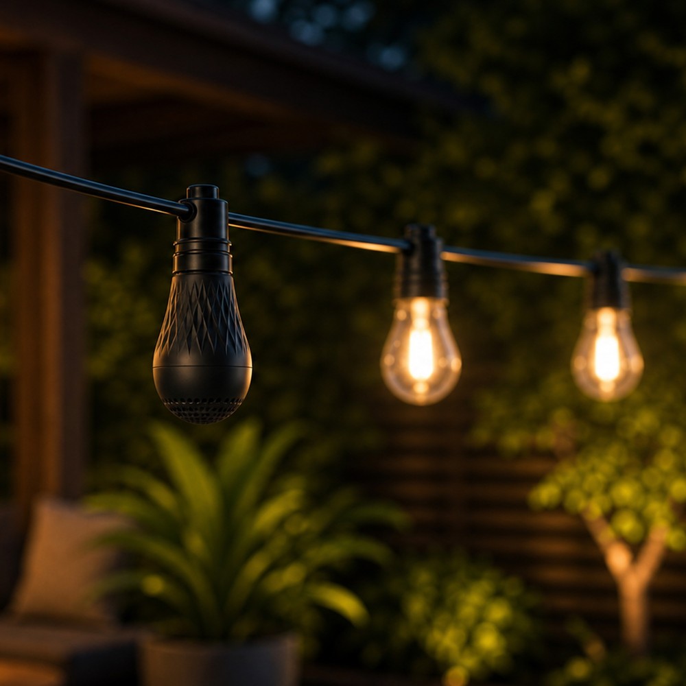 Garland Bluetooth Højttaler Sort, Til 230v, Tilbehør Til Lyskæder fra Spectrum