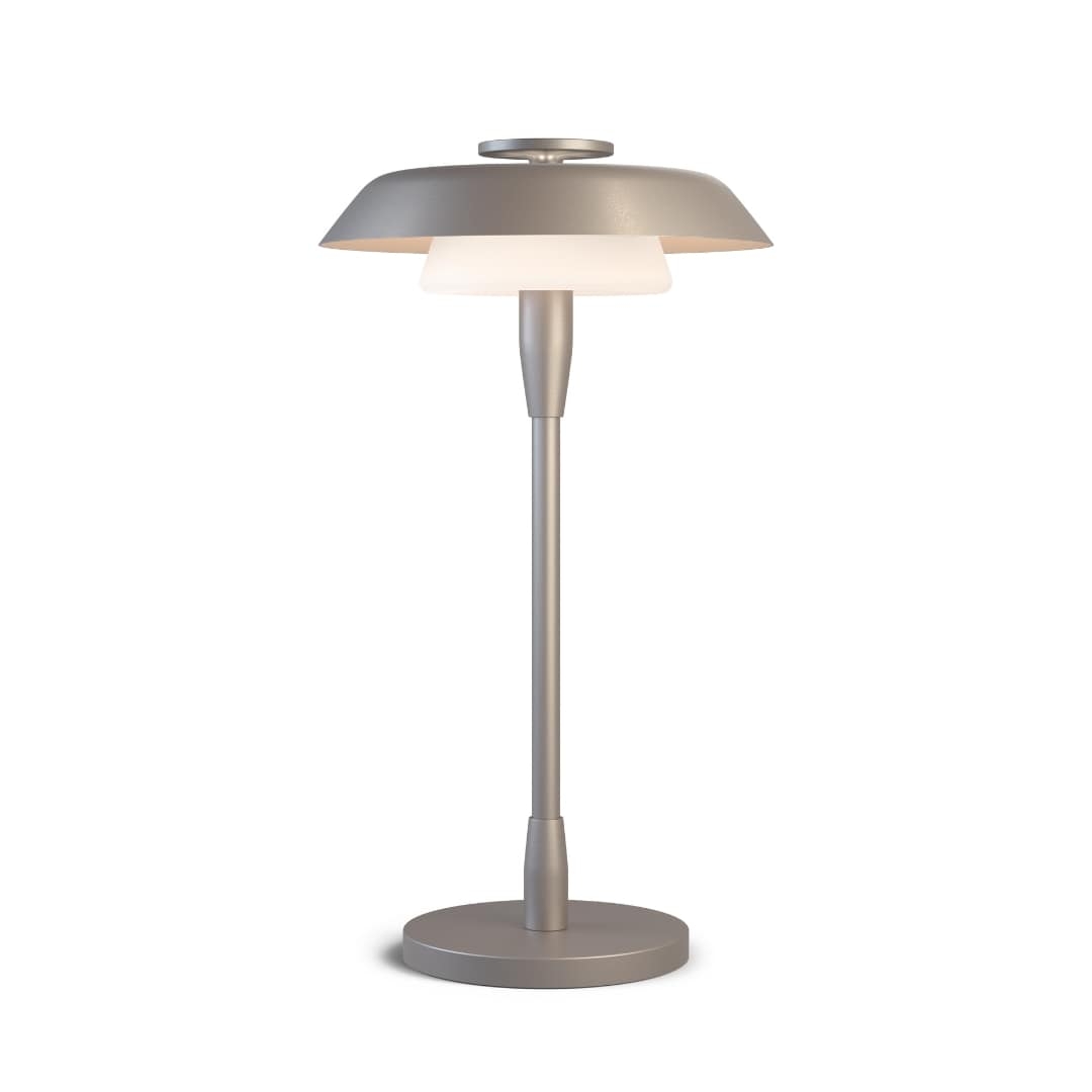 Horisont Bordlampe H: 36,5 Cm Metallisk Champagne     fra Belid