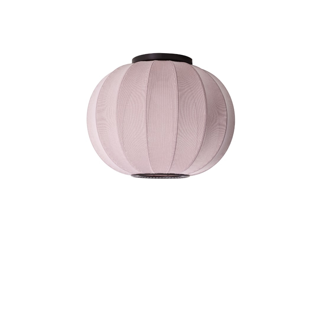 Knit Wit 45 Rund Loftlampe Light Pink      fra Made By Hand