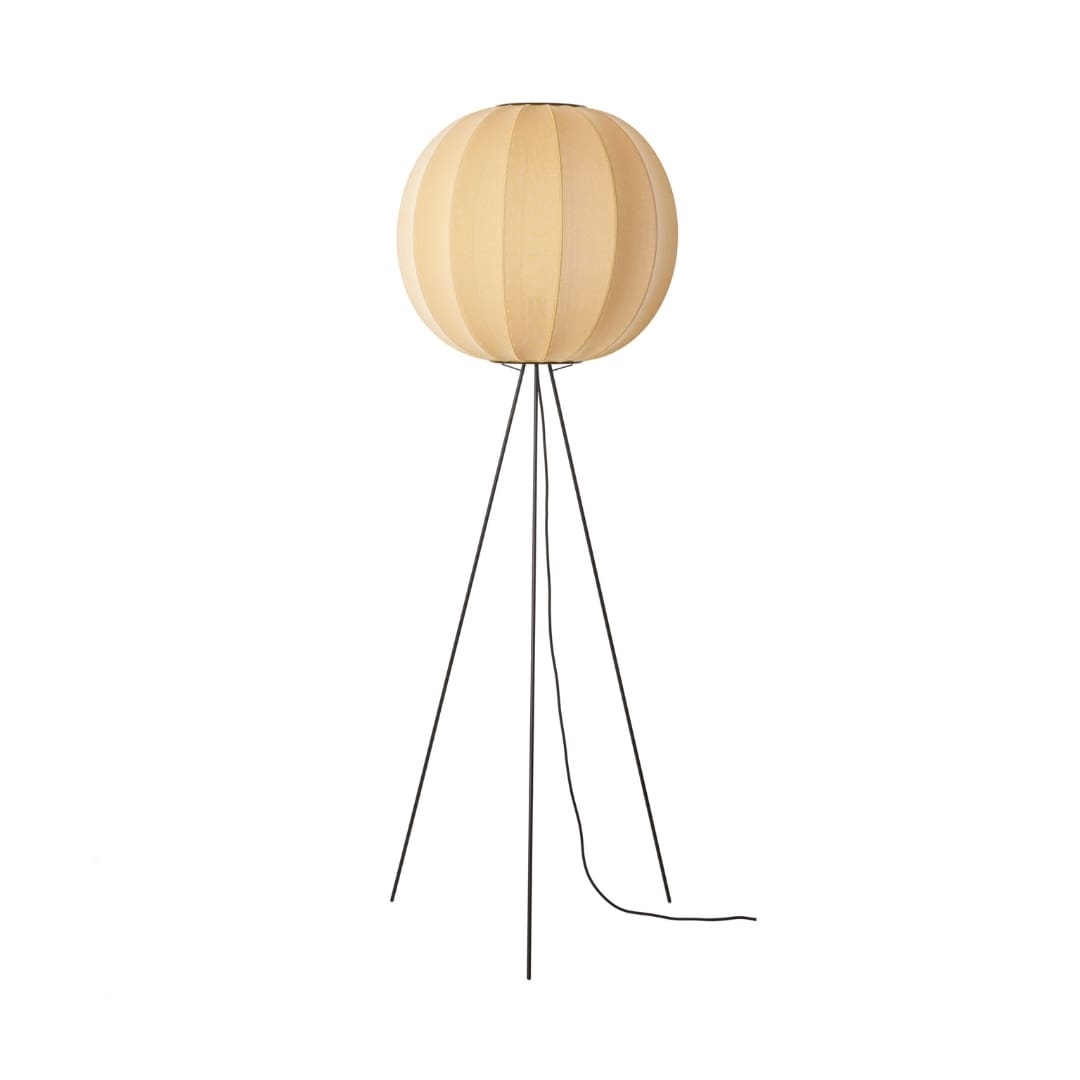 Knit Wit 60 Round Gulvlampe High Sunrise     fra Made By Hand