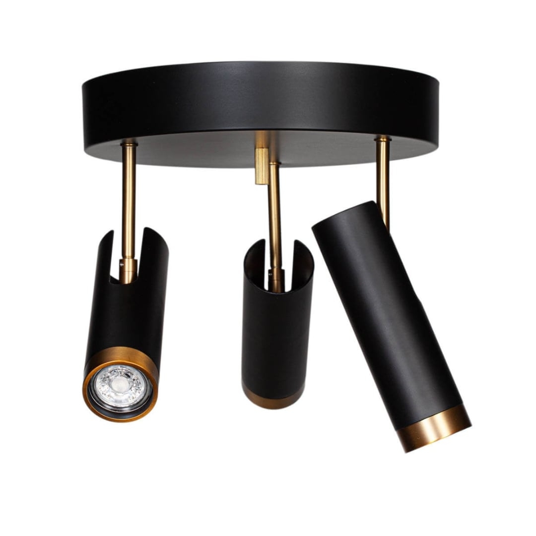 Puls 3 Loftlampe Mat Sort   By Rydens fra Byrydéns