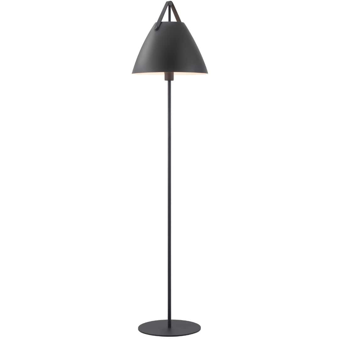 Strap Gulvlampe Sort     fra Design For The People