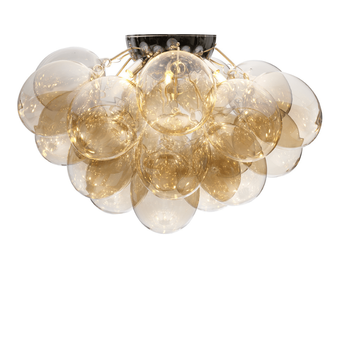 Gross Plafond ø70 Loftlampe   Amber Krom   By Rydéns fra Byrydéns