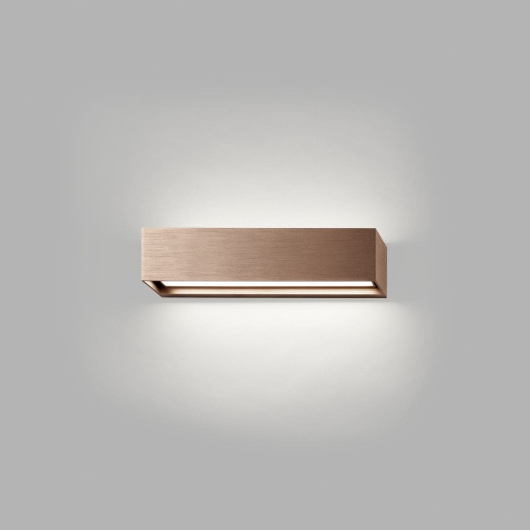 Linea W2 300 Væglampe   Rose Gold   Light Point fra Light-point