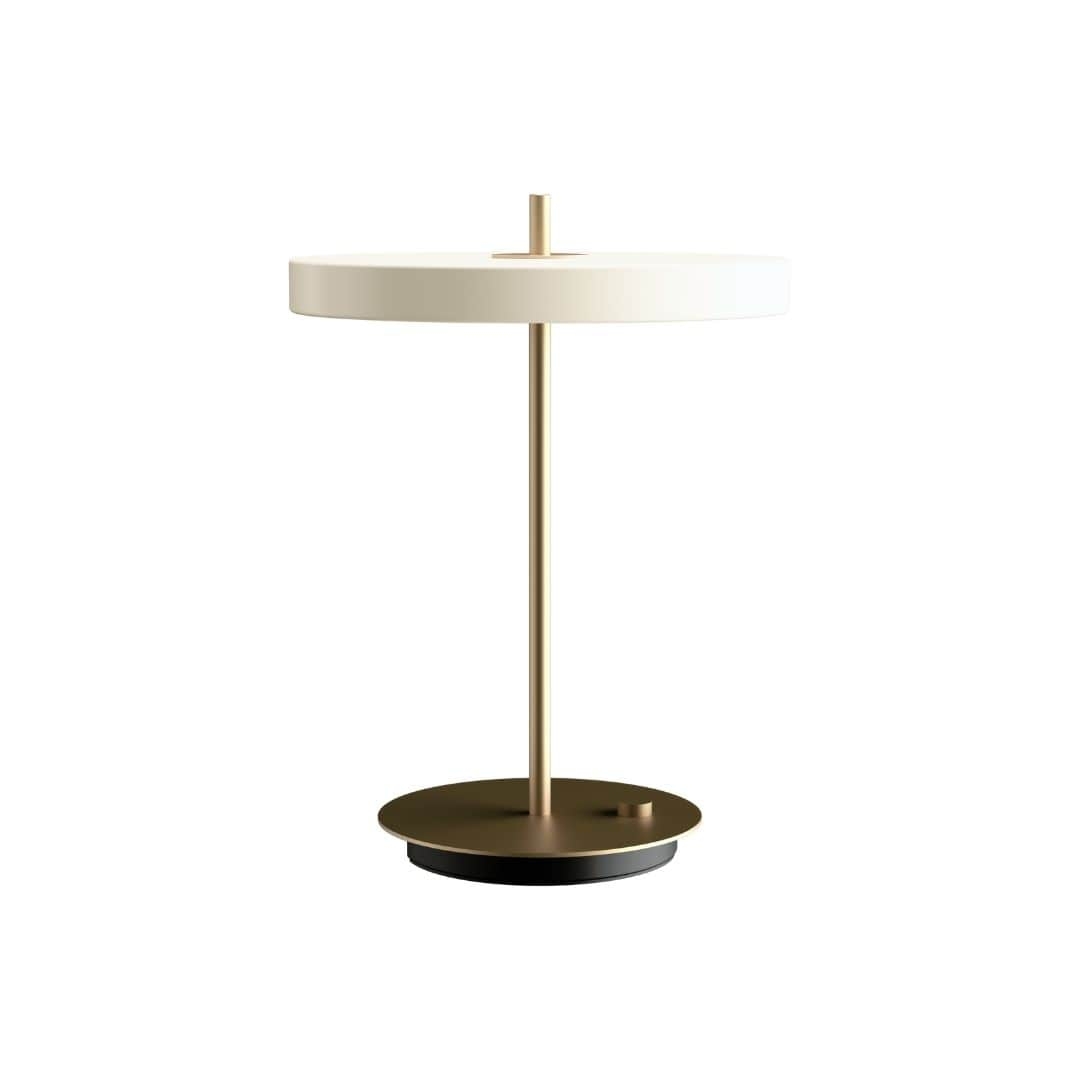 Asteria Bordlampe Perle Hvid     fra Umage