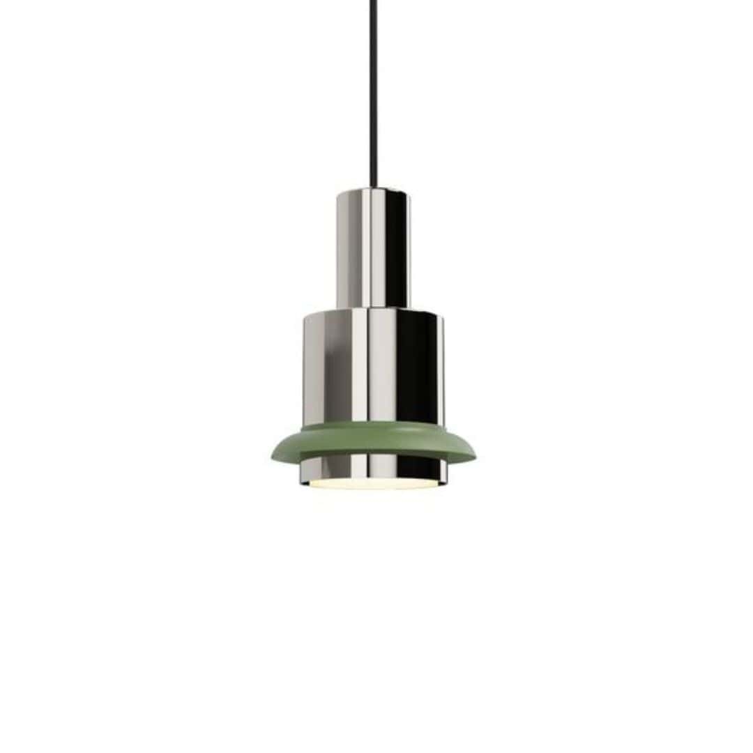Chaumont ø15 Pendel   Chrome Grøn   Dcw éditions fra Dcw Editions