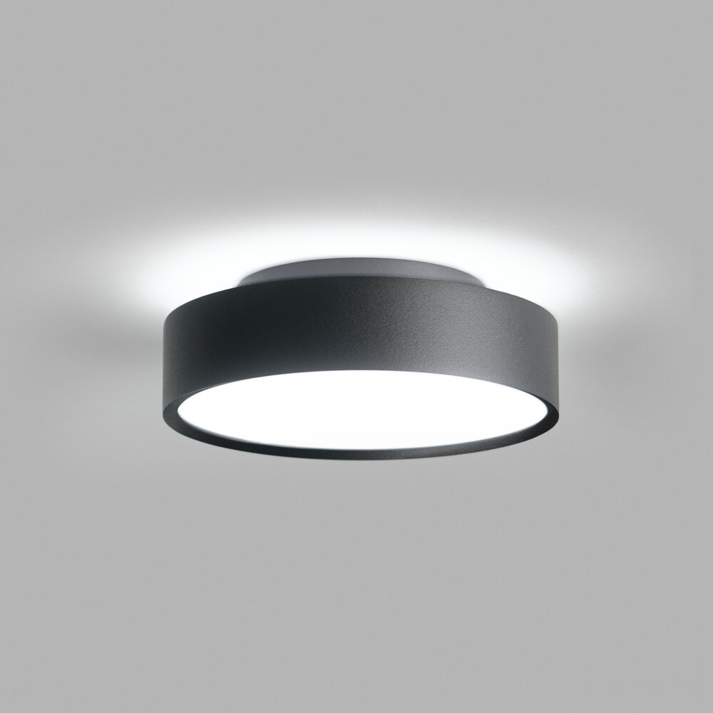 Shadow 1 Led Væg  Og Loftslampe Sort     Light Point fra Light-point