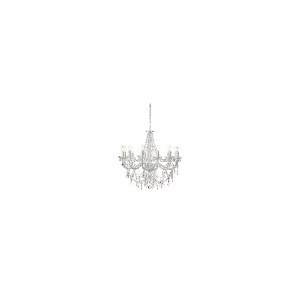 Imperial Led Lysekrone, 12 Arme, E14, Glas Metal fra Nielsen Light