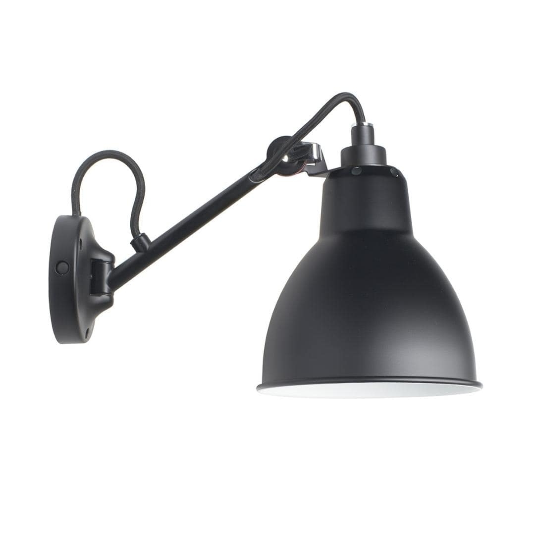 104 Væglampe Sort     fra Lampe Gras