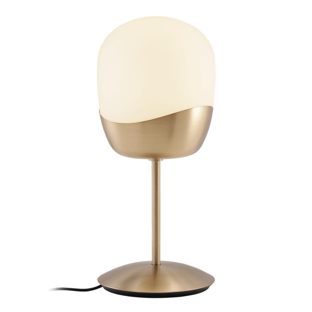 Spring Bordlampe   Hvid Messing     fra Umage