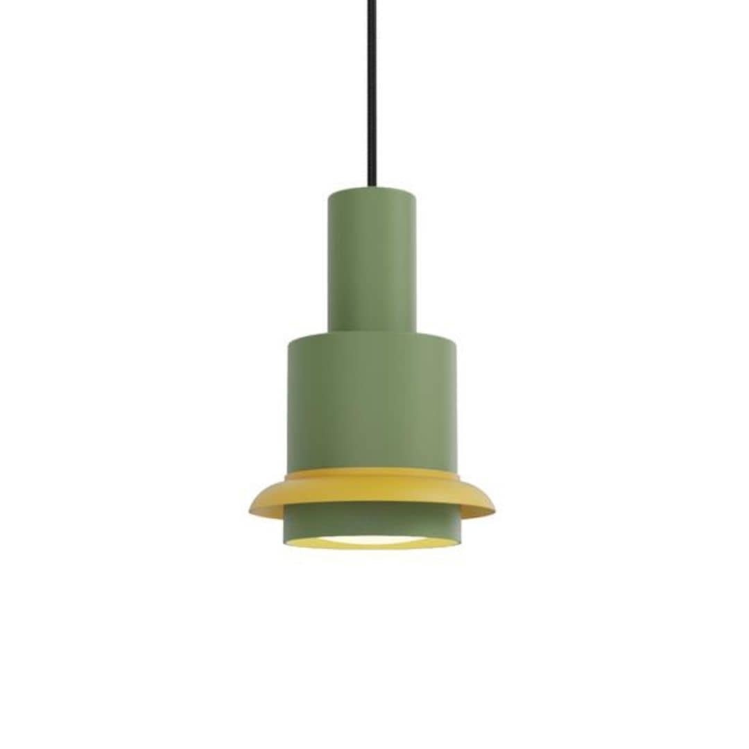 Chaumont ø19 Pendel   Grøn Gul   Dcw éditions fra Dcw Editions