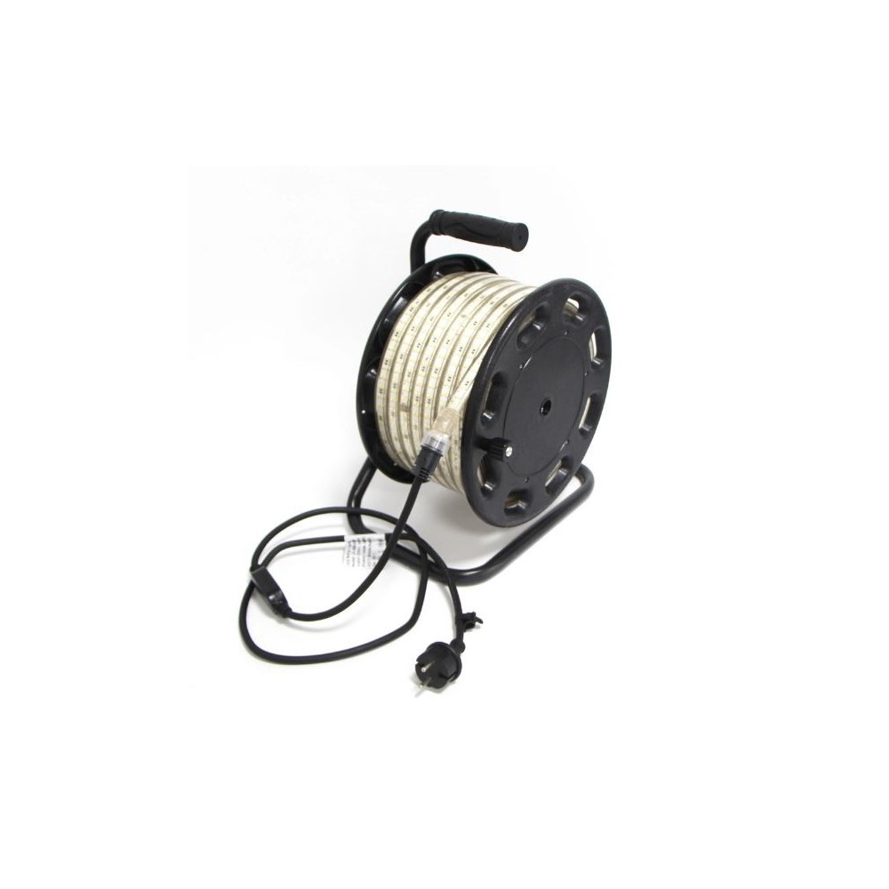25m Arbejdslys Led Strip På Tromle   230v, Ip67, 180 Led M, 10w M   Kulør : Neutral fra Ledlife
