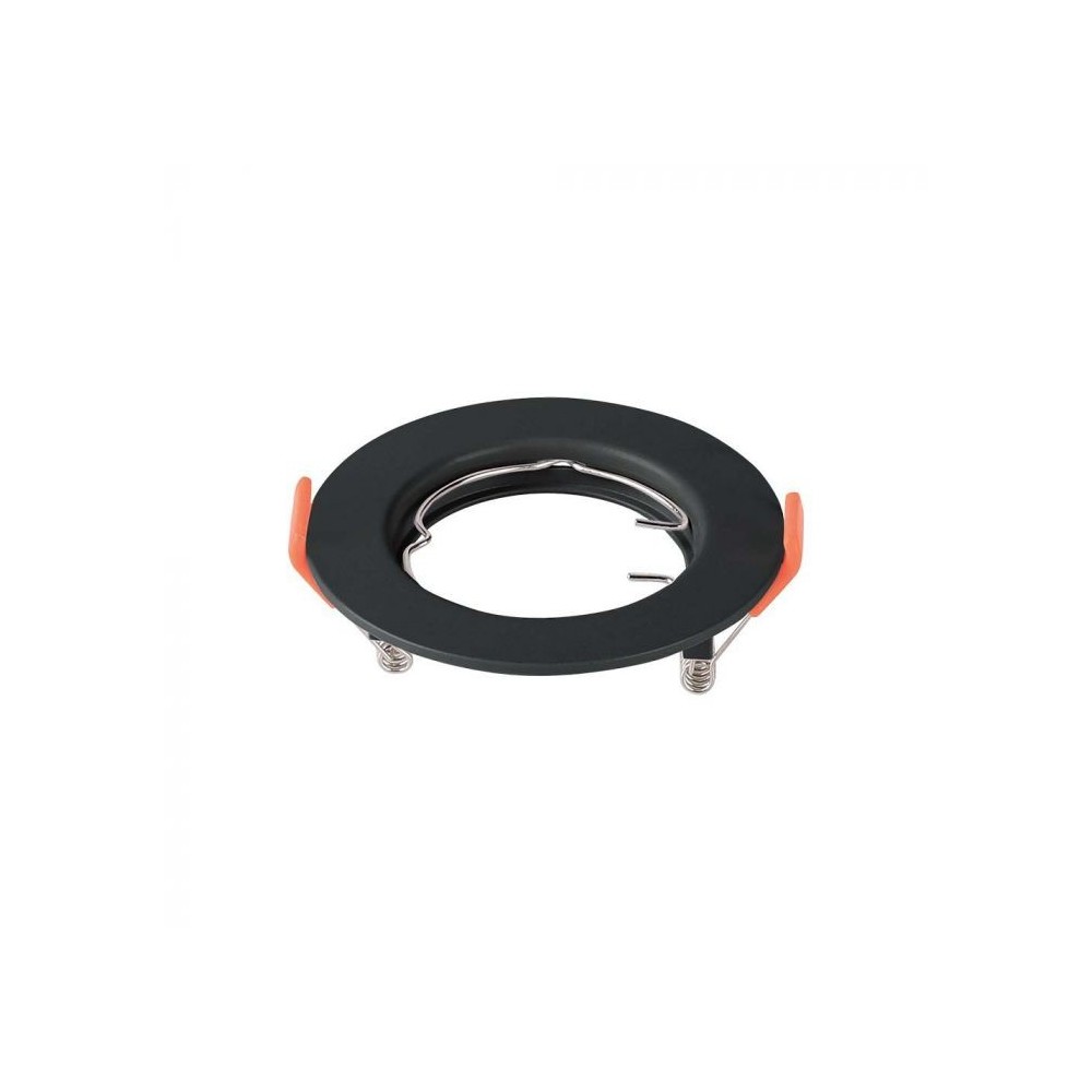 Mr16 Gu10 Downlight Kit   Uden Lyskilde, Sort, Hul: ø6,3 Cm, Mål: ø8 Cm   Fatning : Gu10 fra V-tac