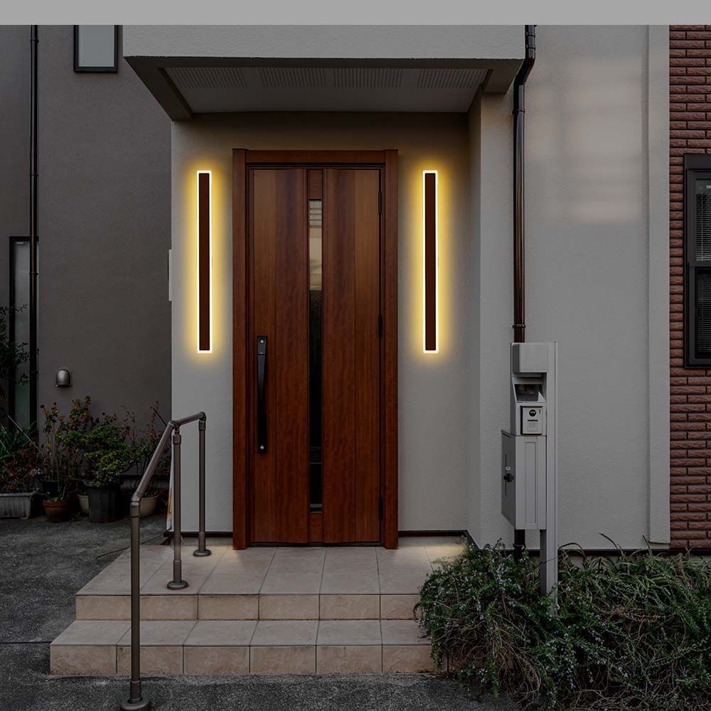 17w Led Corten Væglampe   Ip65 Udendørs, Inkl. Lyskilde   Dæmpbar : Ikke Dæmpbar, Kulør : Varm fra V-tac