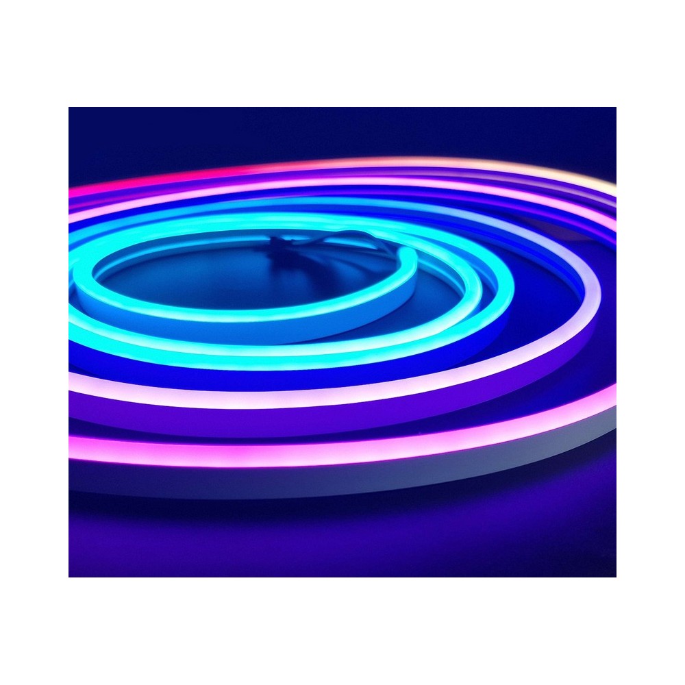 10m 16w M Rgbic Neon Flex Strip 24v Dc, Ip20, 96 Led Pr. Meter, 8x16 fra Ledlife