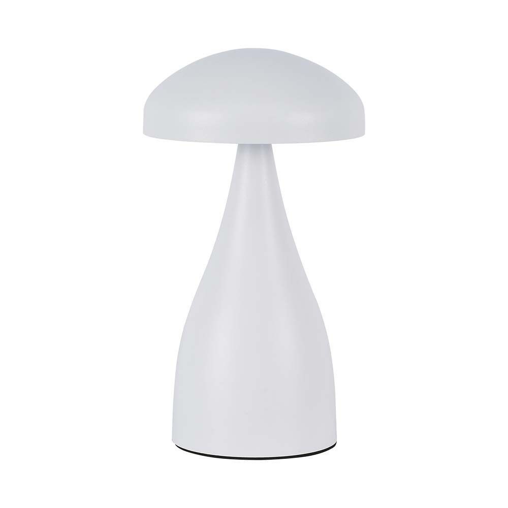 V Tac Opladelig Cct  Bordlampe   Hvid, Ip20, Touch Dæmpbar, Model Mini fra V-tac