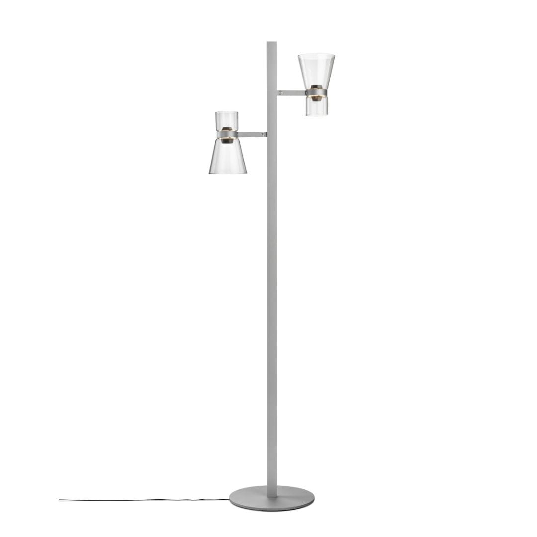 Nocturne F1 Cone Gulvlampe   Sølv     fra Flos