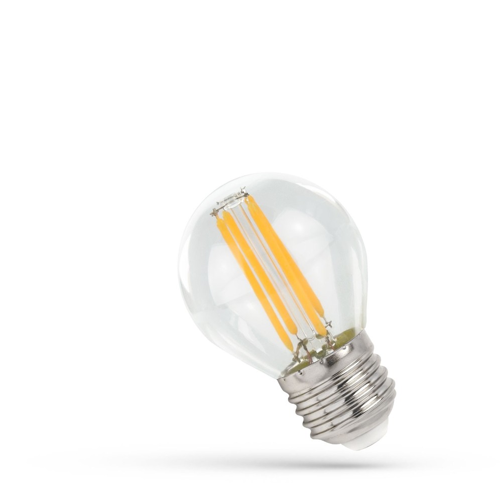 E27 5.5w Dæmpbar Led Kronepære G45, Kultråd Dæmpbar : Dæmpbar, Kulør : Varm fra Spectrum