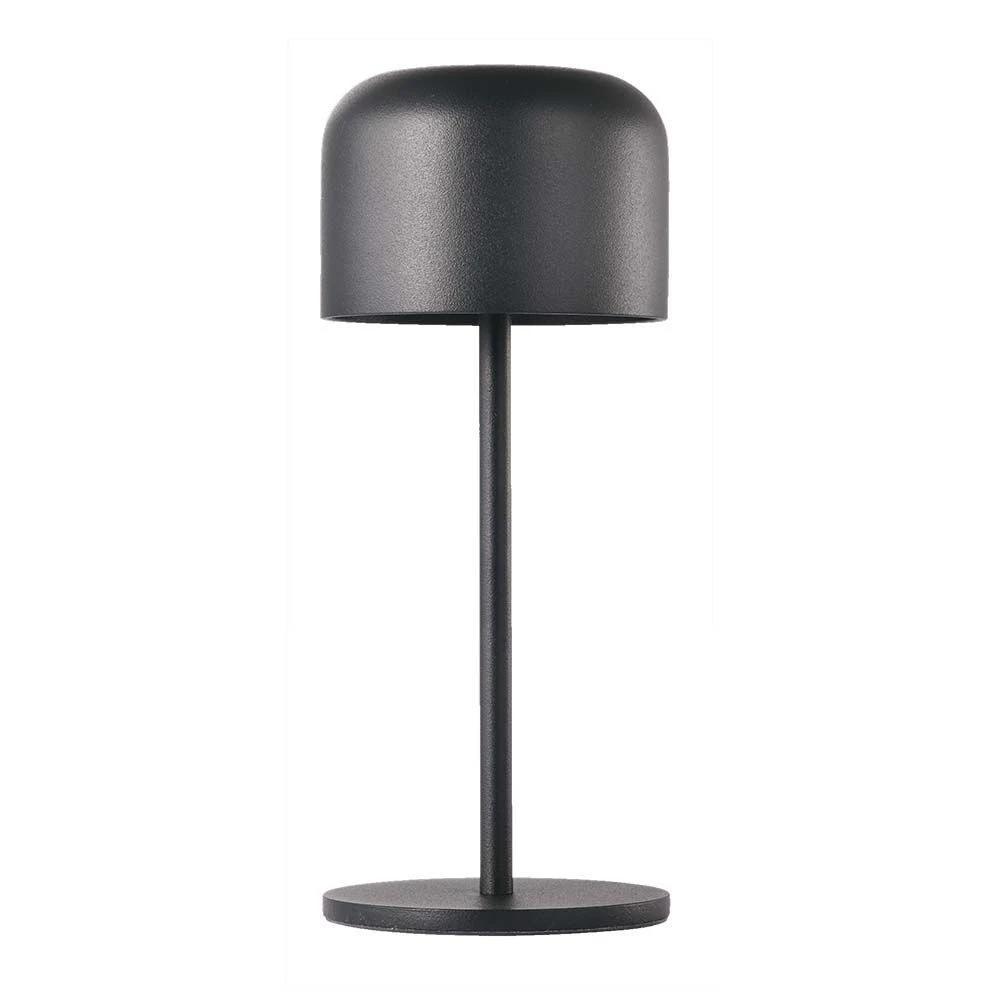 V Tac Opladelig Cct  Bordlampe   Sort, Ip54, Touch Dæmpbar, Model Mini fra V-tac
