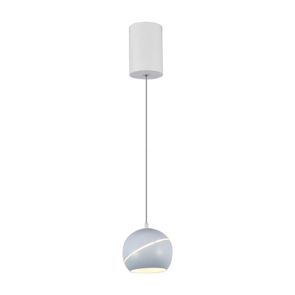 Led Lampe ø12cm, Hvid, Flot Loftlampe, Inkl. Ophæng Dæmpbar : Ikke Dæmpbar, Kulør : Varm fra V-tac