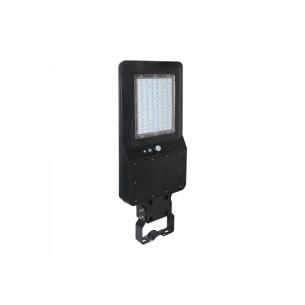 V Tac 40w Solcelle Gadelampe Led Sort, Inkl. Solcelle, Fjernbetjening, Sensor, Ip65 Kulør : Neutral fra V-tac