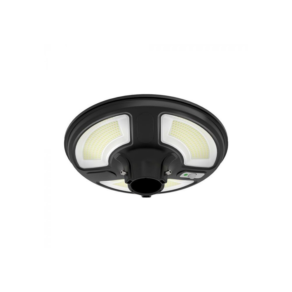 V Tac 7.5w Solcelle Havelampe Led   Sort, ø42 Cm, Solcelle, Sensor, Ip65   Kulør : Neutral fra V-tac