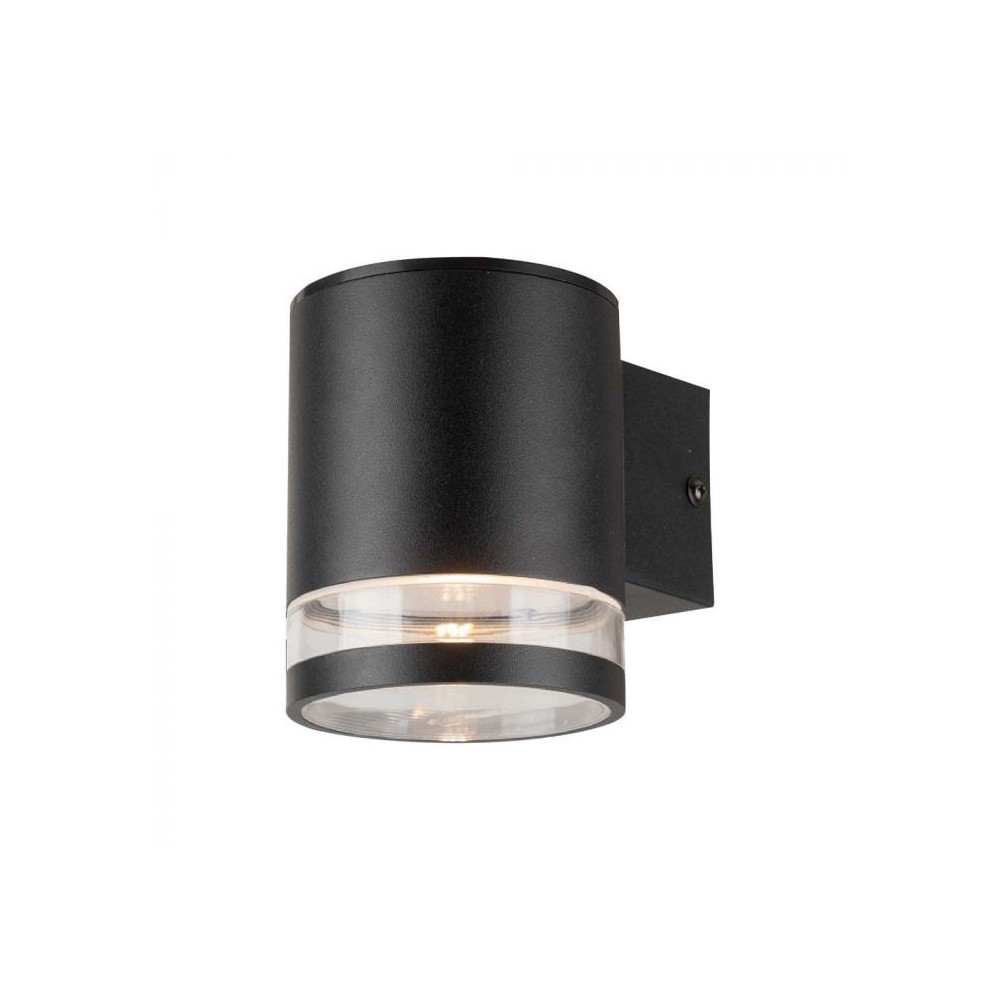 0.55w Solcelle Væglampe Led   Ip54, Sort   Dæmpbar : Ikke Dæmpbar, Kulør : Varm fra V-tac