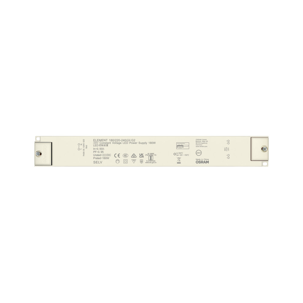 180w 12v Dc Strømforsyning 15a, Ip20 Indendørs fra Osram