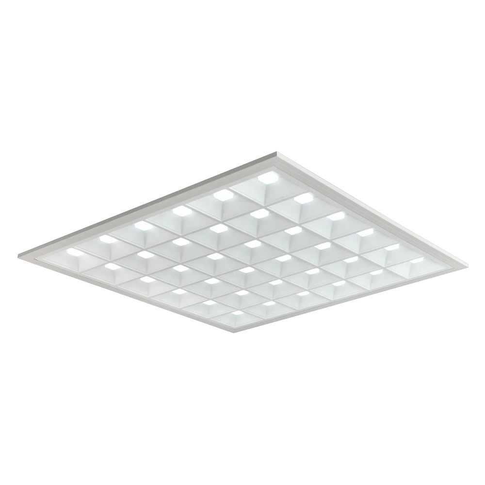 60x60 Led Panel Gitter, 36w 110lm W, Ugr16, Ra90, Philips Driver, Flicker Free, Hvid Kant Dæmpbar : Ved Tilkøb, Kulør : Neutral fra Ledlife