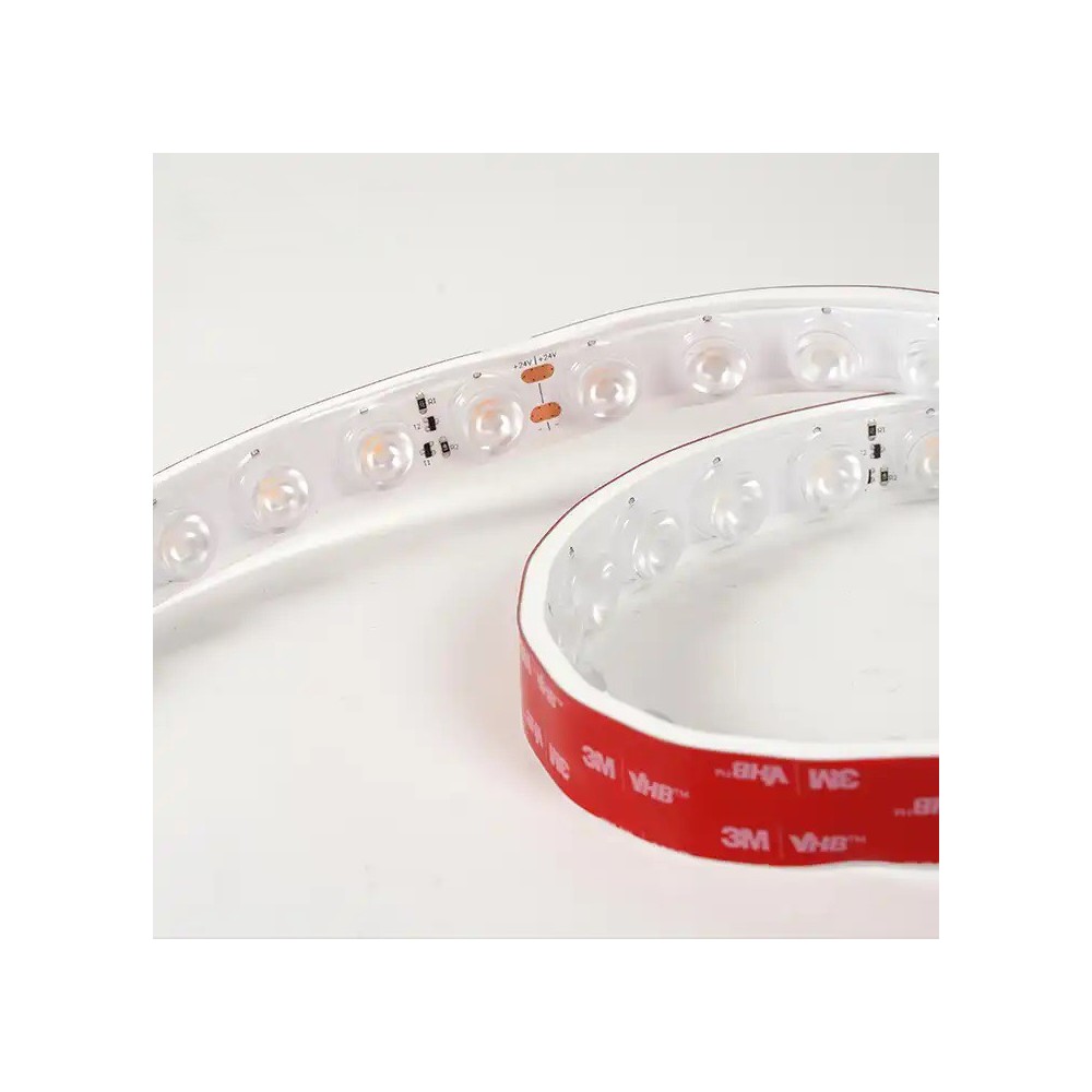 5m 22w M Rgb Led Strip 24v Dc, Ip68, Wall Washer, 48 Led Pr. Meter Kulør : Rgb fra Ledlife