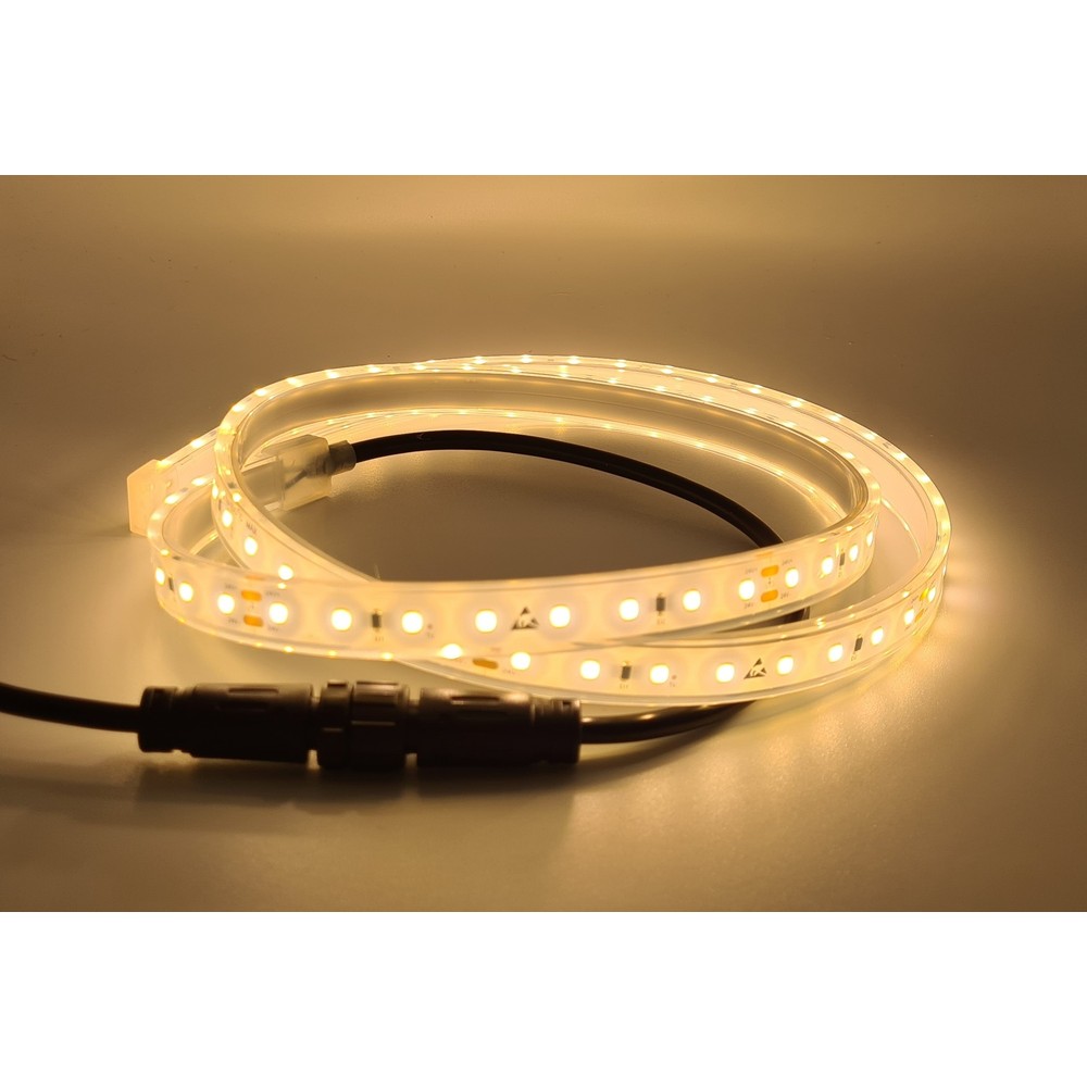 Sauna Led Strip   5m, 8w Pr. Meter, Ip68, 24v   Dæmpbar : Dæmpbar, Kulør : Varm fra Ledlife
