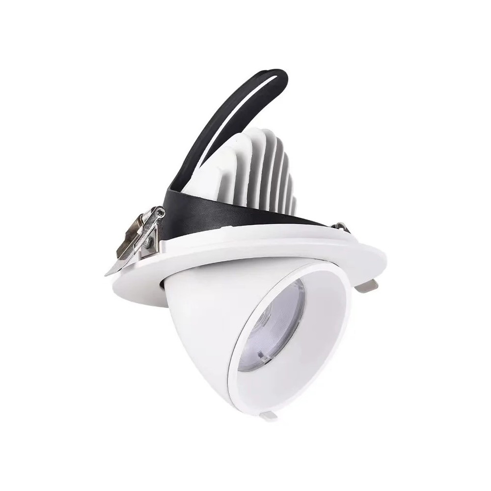 30w ø16,5cm Downlight Hul: ø15 Cm, Mål: ø16,5 Cm, 4100lm, Justerbar Vinkel Dæmpbar : Ikke Dæmpbar, Kulør : Varm, Spredning : 38° fra Ledlife