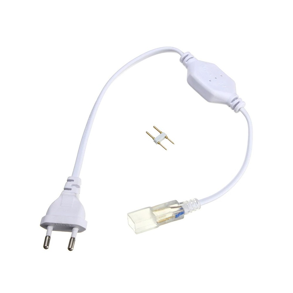 Stik Til 230v Vækst Led Strip   Inkl. Endeprop, 230v fra Ledlife
